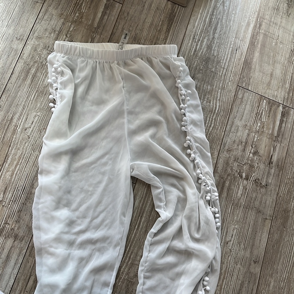 Sheer swim pants!